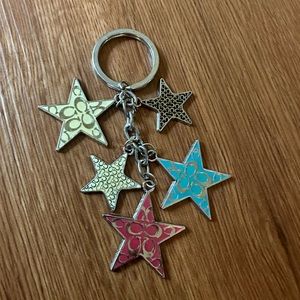 Coach Star Keychain